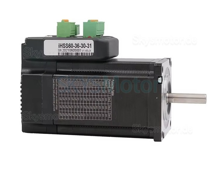 JMC NEMA 23 Integrierter Closed Loop Schrittmotor mit Treiber IHSS60-36-30-30/31/SC 1,8 Grad 3Nm 5A 36V 2 Phasen